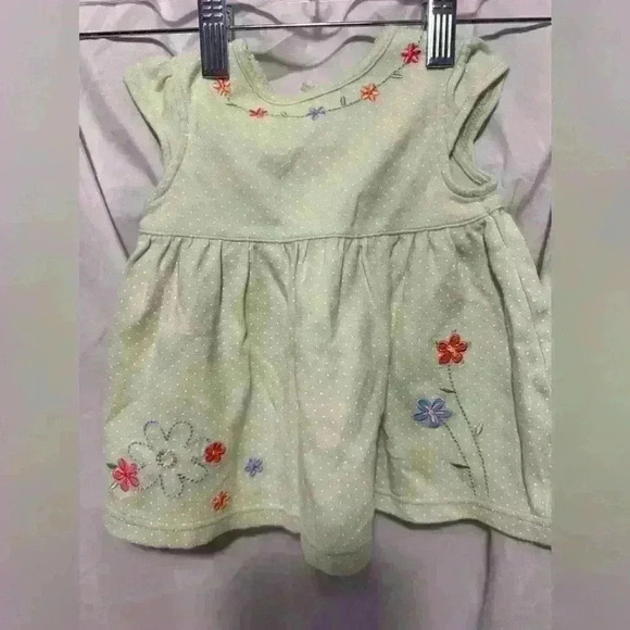 Adorable 100% cotton dress and matching bloomers EUC size 3m - Picture 1 of 4